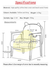 Load image into Gallery viewer, Copy of KidoChair Kids Height Adjustable Reclining Chair - Grey