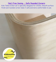 Load image into Gallery viewer, Kido Wooden Table & Chair Set Multi Purpose - 3 Pieces