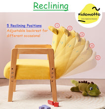 Load image into Gallery viewer, KidoChair Kids Height Adjustable Reclining Chair - Yellow