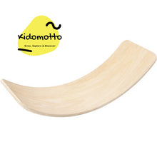 Load image into Gallery viewer, Kidoboard Wooden Curved Balance Board