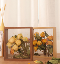 Load image into Gallery viewer, Unigift Shadow Box, Hollow Double-Sized Display, Artwork, Home Decor -Dried Flower Photo Frame - Mothers Day, Birthday, Valentine gift idea
